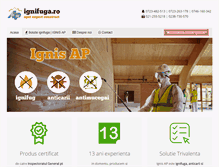 Tablet Screenshot of ignifuga.ro